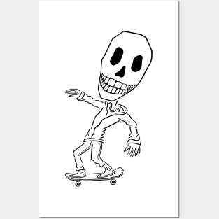 Mr. Big Skull Skater Posters and Art